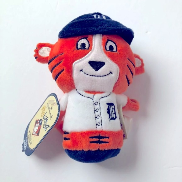 Detroit Tigers Paws Hallmark itty bittys Special Edition Baseball Mascot NWT - Picture 2 of 6